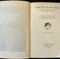 Beneath Tropic Seas by William Beebe